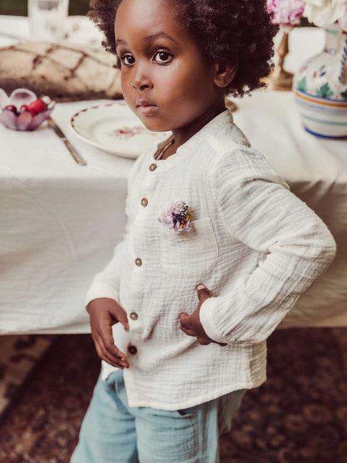 Chemise Amod Blanc cassé