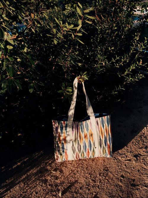 Cabas Thais Rainbow Ikat Multico