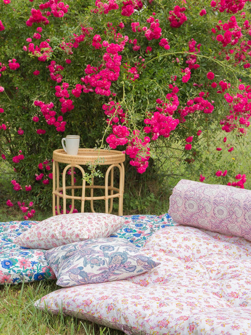 Matelas De Sol Many Pink Daisy-cream Buc