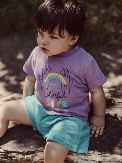 Short Jivan Wave Blue