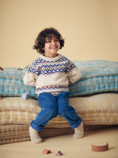 Kid Garçon Jumper Lounis Cream