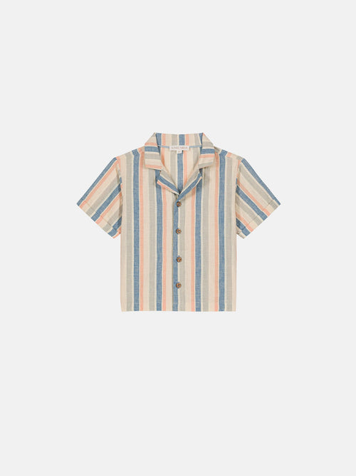 Bébé Garçons Shirt Alov Sand Riviera Stripes