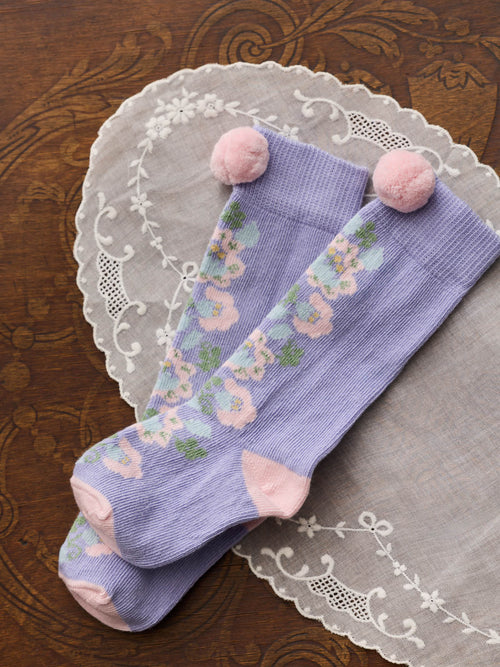 Bébé Fille Chaussettes Chelie Parme