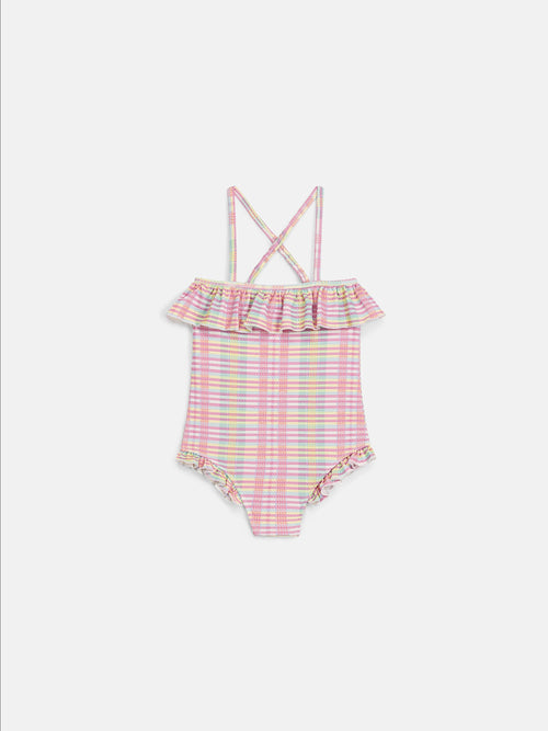 Bébé Fille Maillot De Bain Jovana Pink Island Checks