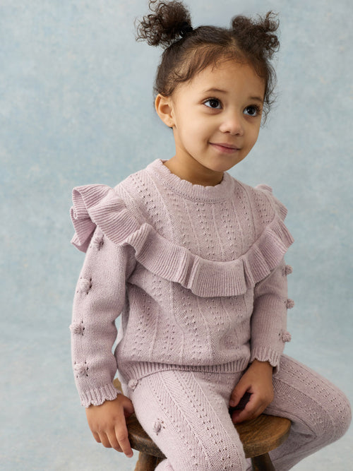 Bébé Fille Pull Satiane Fig