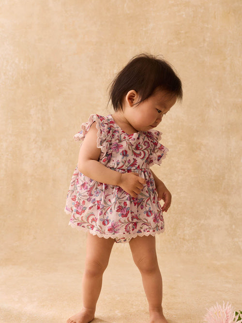 Bébé Fille Barboteuse Lena Cream Floral Haven