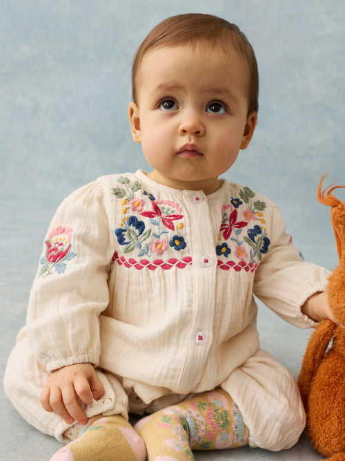 Bébé Fille Combinaison Idria Cream
