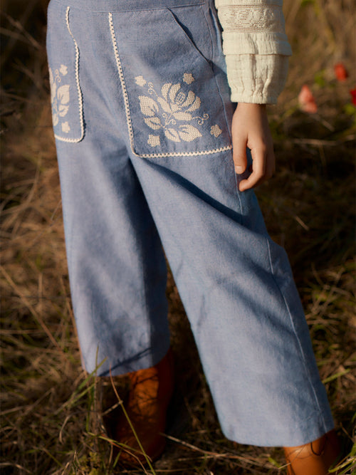 Fille Pantalon Flofi Light Blue