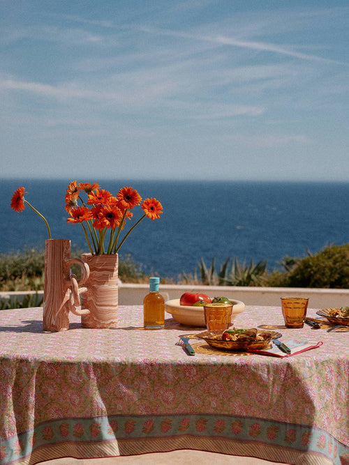 Home Tablecloth Carla Yellow Capri Cove