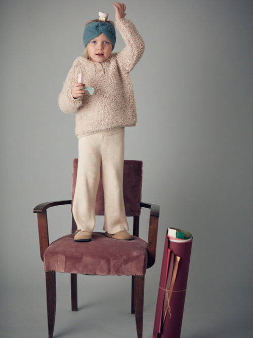 Kid Unisex Jumper Duali Heather Cream