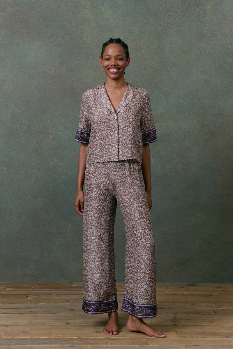 Bas De Pyjama En Soie Melycia