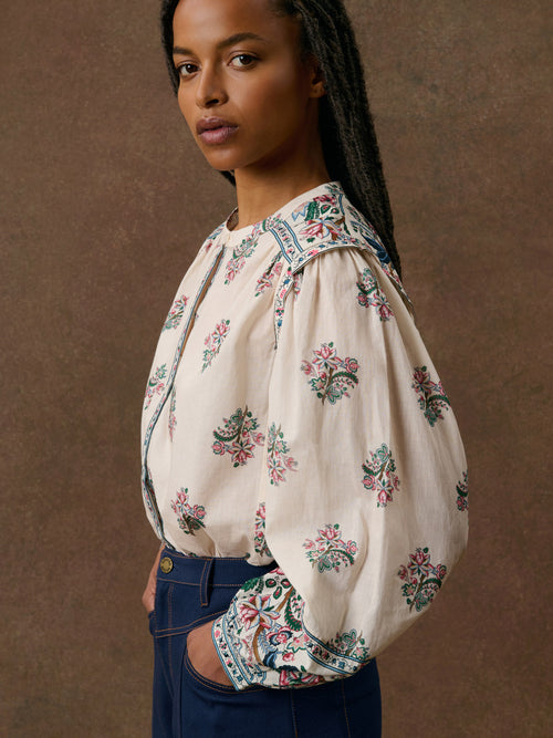 Femme Blouse Jane Cream Primrose Plain