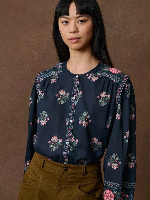 Femme Blouse Jane Midnight Primrose