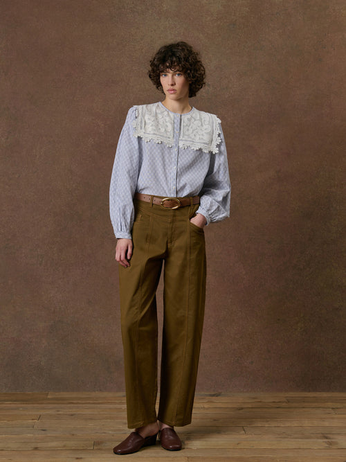 Femme Pantalon Almoso Khaki