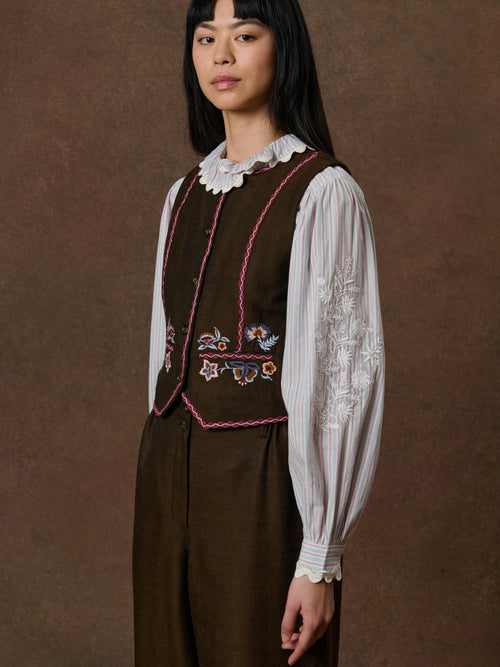 Femme Veste Solalie Chocolate