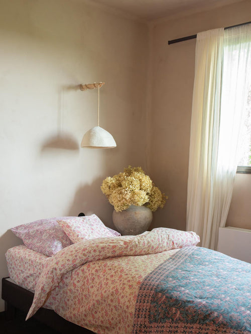 Drap-Housse Nicole Cream Bucolia Fields