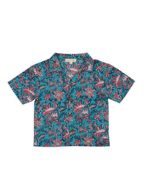 Chemise Alov Teal Garden Of Eden