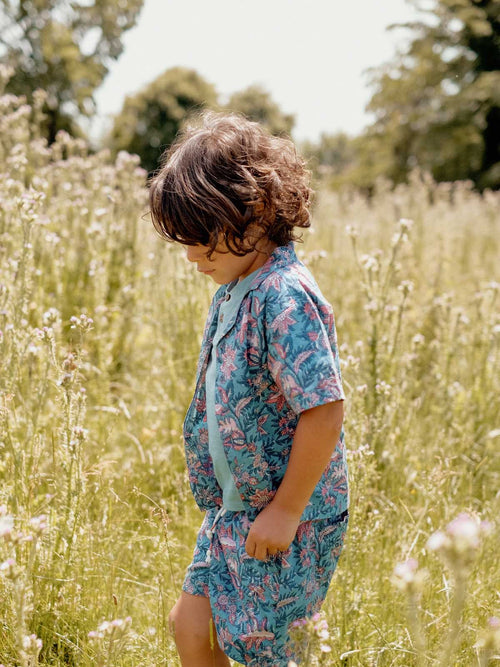 Chemise Alov Teal Garden Of Eden