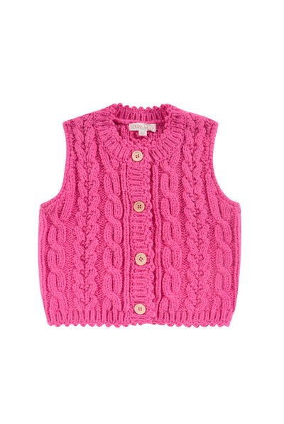 Annie Sleeveless Cardigan