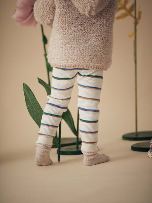 Kid Garçon Leggings Leni Cream Stripes