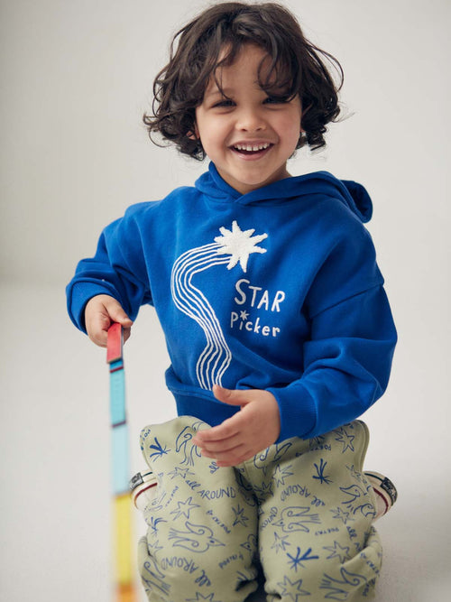 Kid Garçon Hoody Issoh Work Blue
