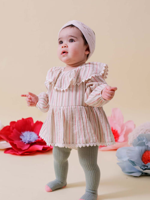 Bébé Fille Tights Chukata Sauge