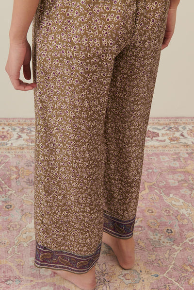 Melycia Silk Pajama Pants