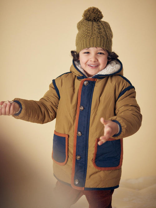 Kid Garçon Coat Philemon Khaki