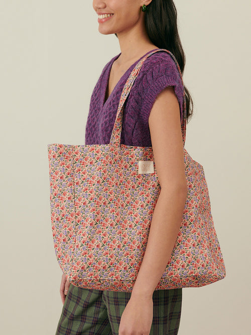 Home Tote Bag Beverly Blush Floral World