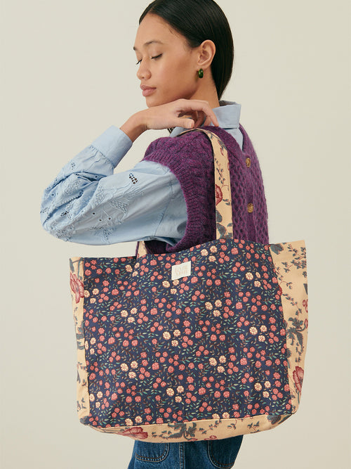 Home Tote Bag Beverly Midstargar-Cream Pop