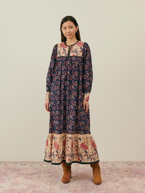 Femme Dress Gypsiane Midstargar-Cream Pop