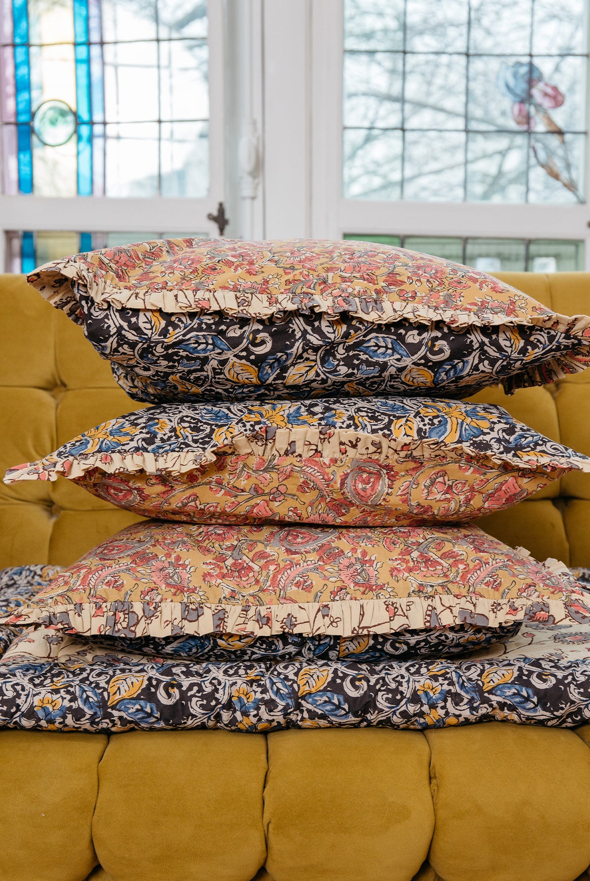 Housse de Coussin Léopard en Lin Housse de Coussin Léopard en Lin
