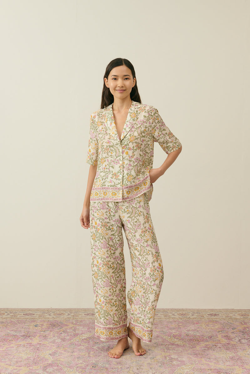Ensemble De Pyjama En Soie Loukana