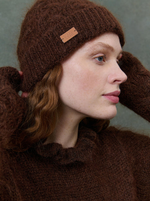 Femme Bonnet Abinaelle Brown