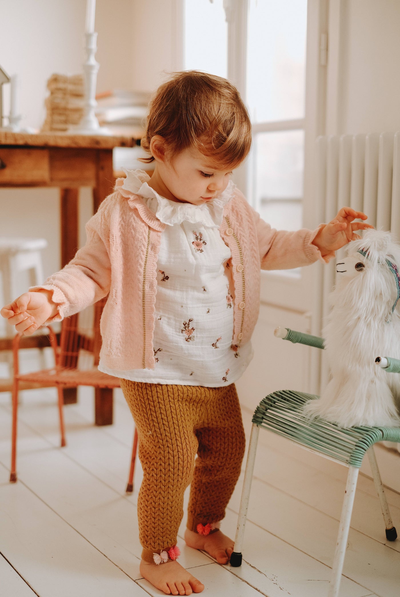 Blouse Sandrine Off-White Flowers