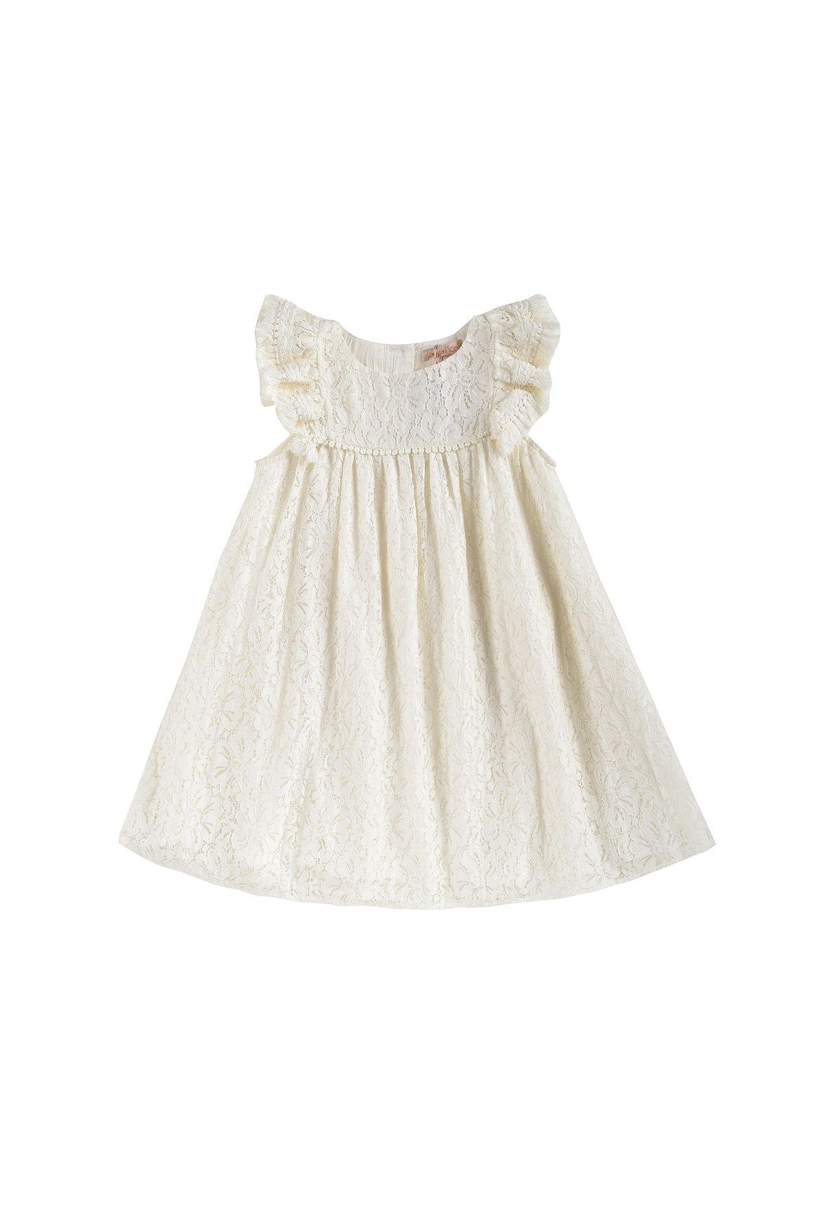 Janice Cream Lace Dress