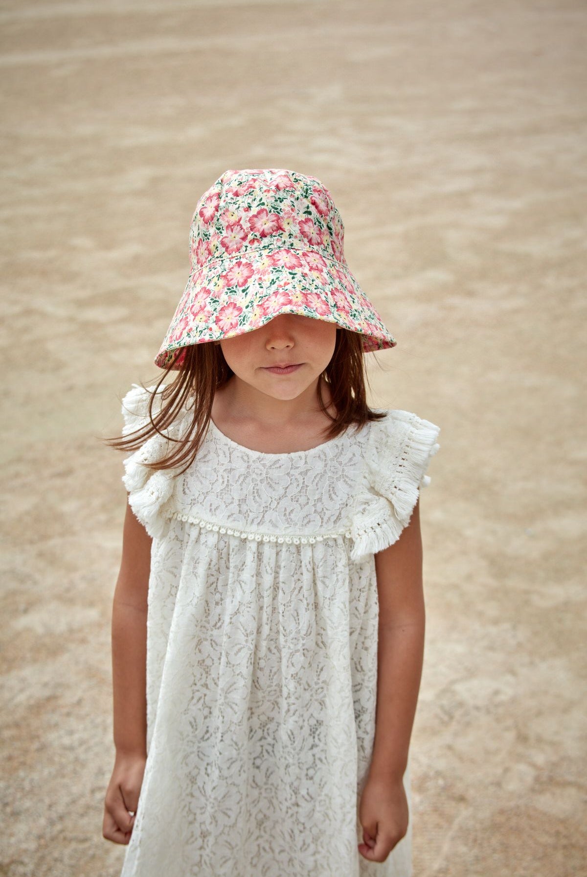 Janice Cream Lace Dress