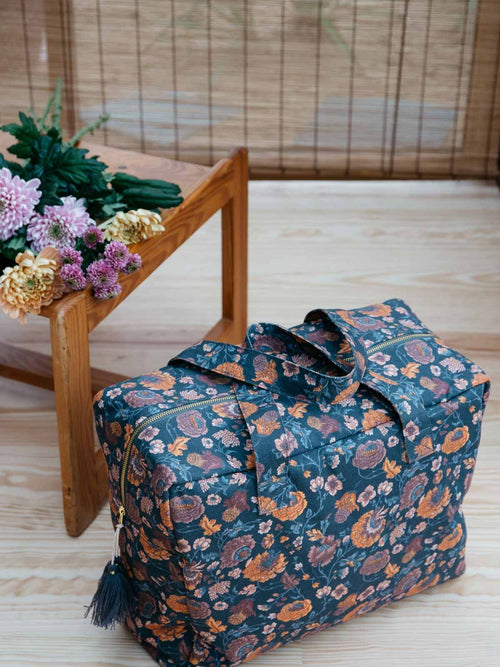 Sac 36 heures Amy Charcoal Bohemian Flowers