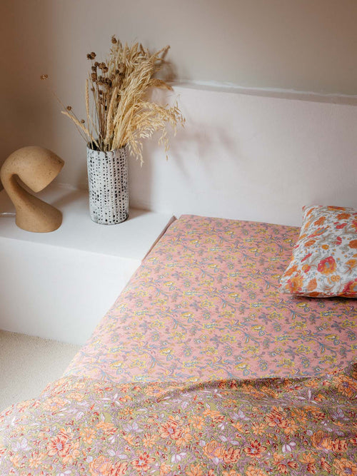 Drap Housse Nicole Pink Riviera