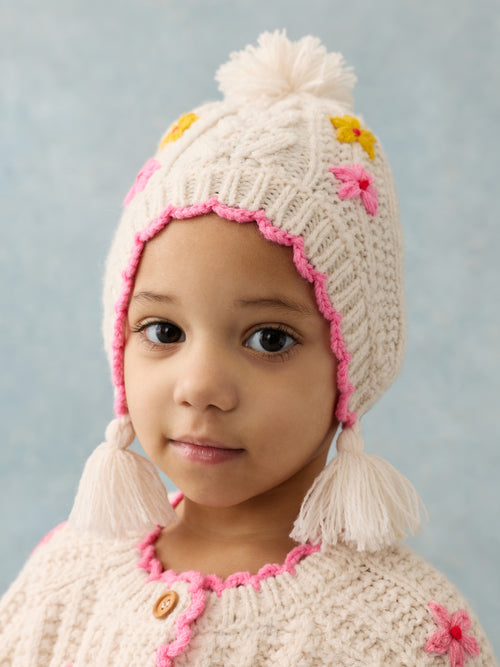 Bébé Fille Bonnet Isolina Cream
