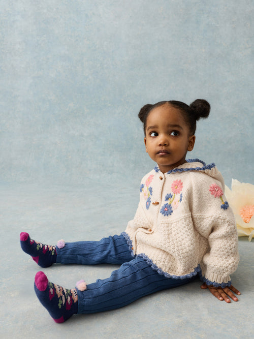 Bébé Fille Legging Moldavia Blue