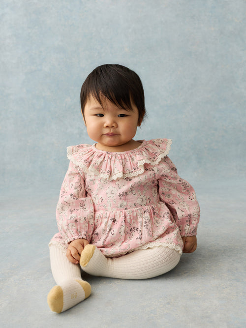 Bébé Fille Barboteuse India Pink Linden Blossom