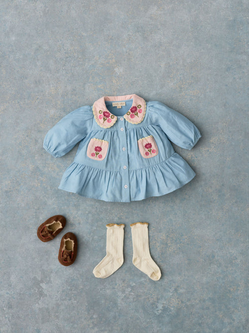 Bébé Fille Robe Ysee Baby blue