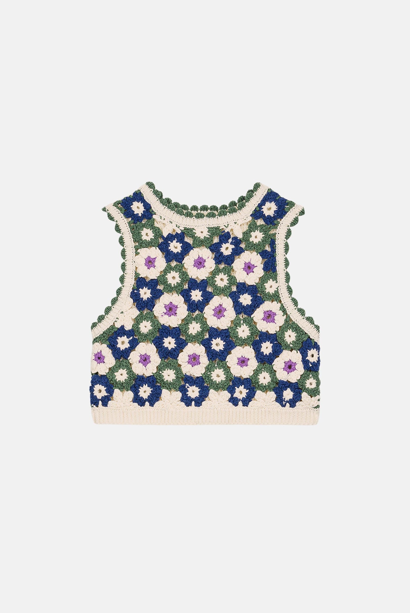 Top en crochet Rynia