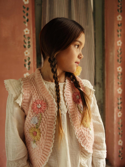 Fille Gilet Yuliyami Blush