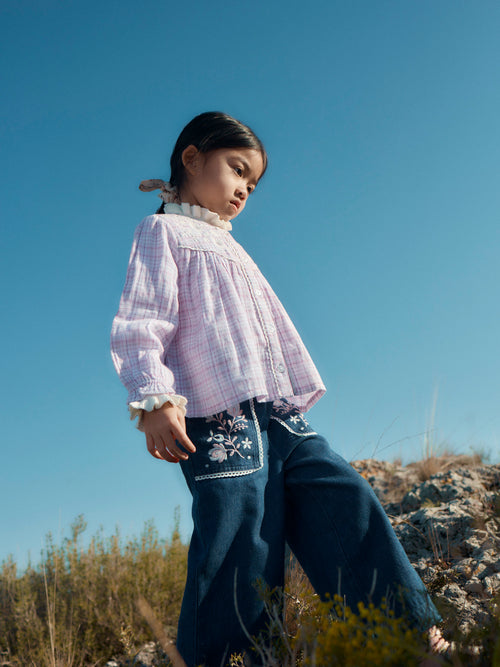 Fille Pantalon Flofi Indigo