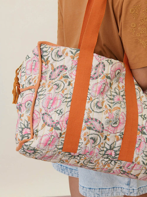 Home 36Hours Bag Lilio Cream Dolce Flowers