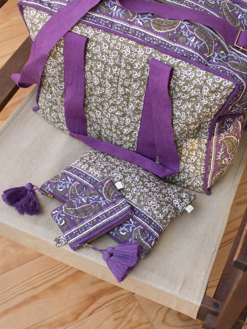 Home Pouch Lois Khaki Freesia Dreams
