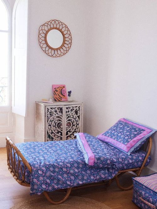 Home Fitted Sheet Nicole Blue Capri Cove