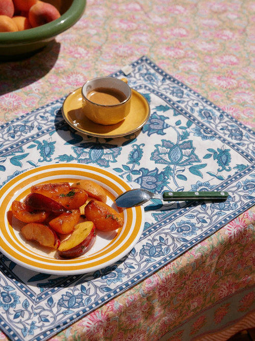 Home Table Set Carlitta Blue Lobelia Garden